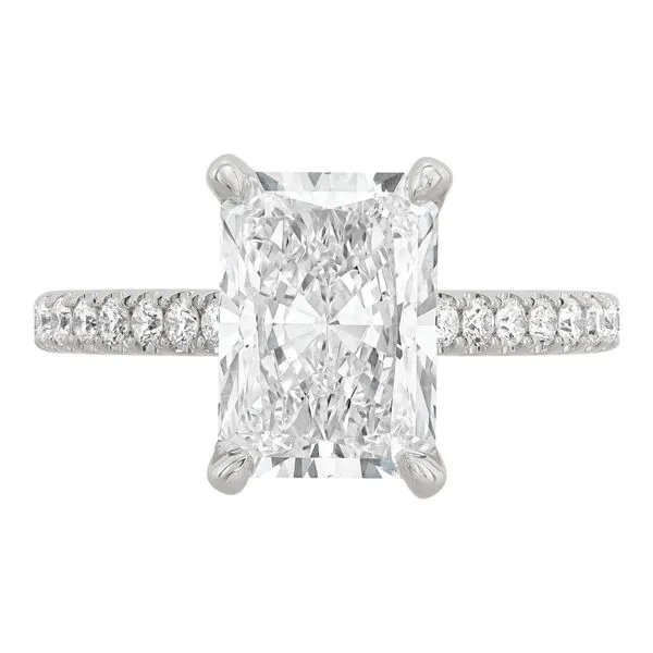 3 1/3CTW Radiant Lab-Grown Diamond Engagement Ring - Propose Tonight! Harris Jeweler Troy, OH