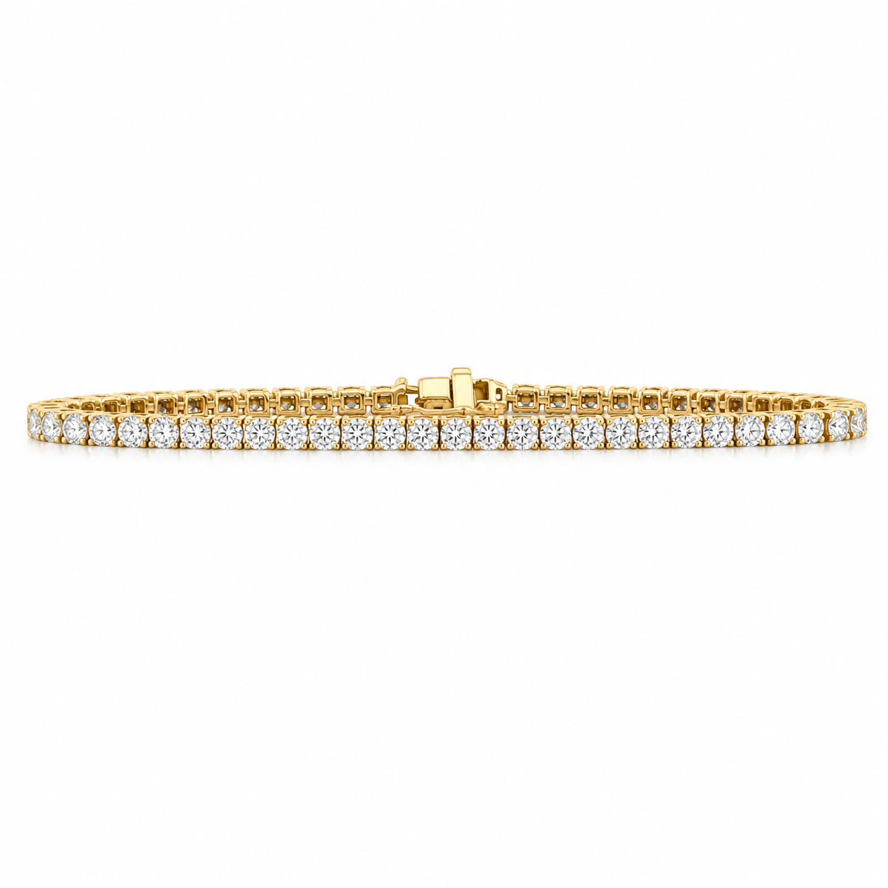 14K Yellow Gold Tennis Bracelet Harris Jeweler Troy, OH