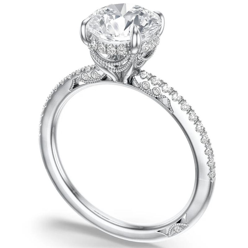 Tacori Simply Diamond Semi-Mount Engagement Ring Image 2 Harris Jeweler Troy, OH