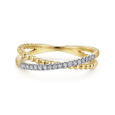 GAB&CO 14K Yellow Gold Diamond Fashion Ring Harris Jeweler Troy, OH
