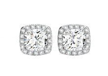 Forevermark Halo Earrings Harris Jeweler Troy, OH