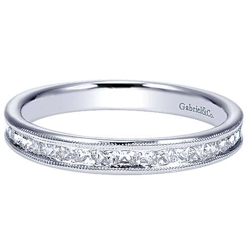 GAB&CO 14K White Gold Diamond Women's Wedding Band Harris Jeweler Troy, OH