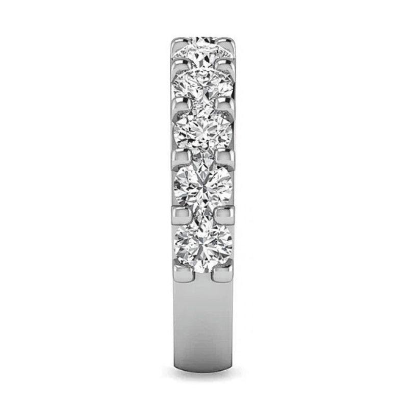 GAB&CO 14K White Gold Diamond Women's Wedding Band Image 2 Harris Jeweler Troy, OH