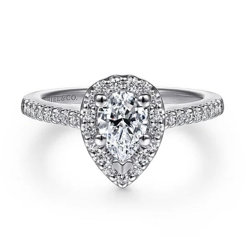 Pear Shape Diamond Engagement Ring Semi-Mount Harris Jeweler Troy, OH