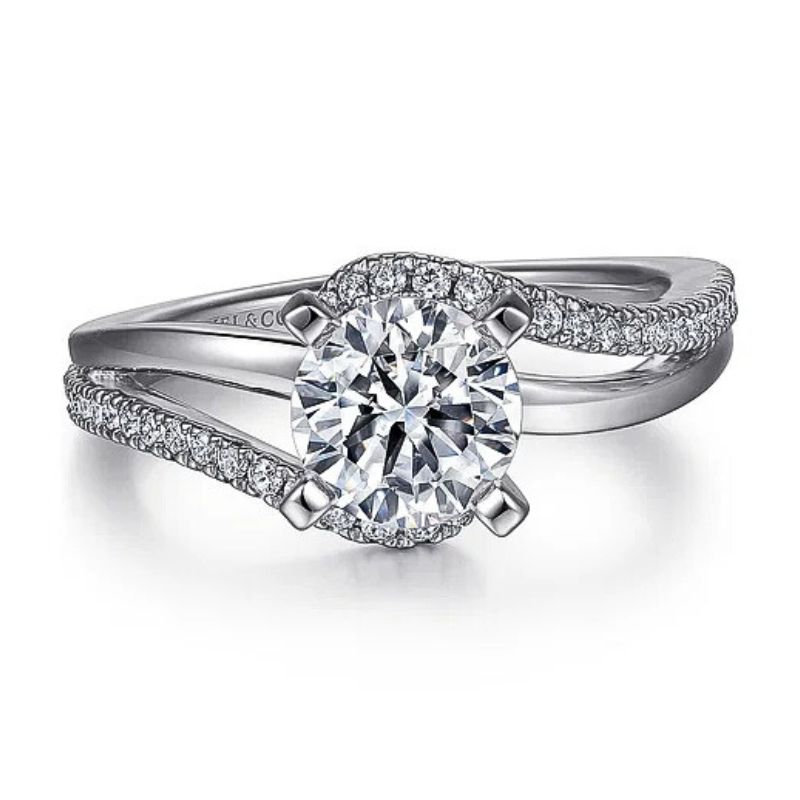 Bypass Style Engagement Ring Semi-Mount Harris Jeweler Troy, OH