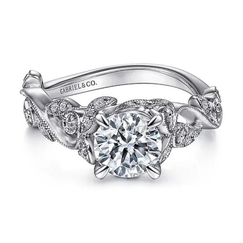Vine Style Engagement Ring Semi-Mount Harris Jeweler Troy, OH