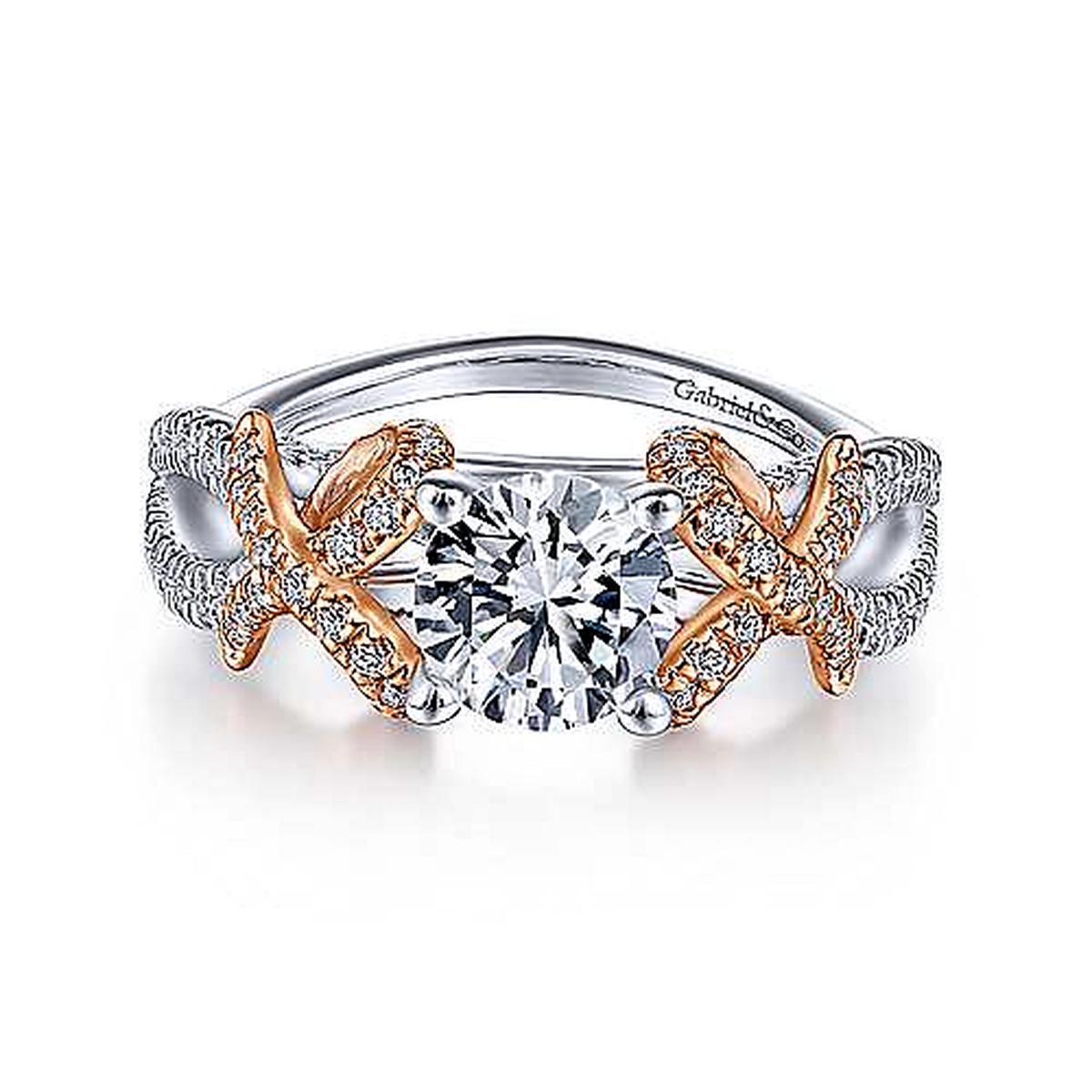 GAB&CO 14K White Gold Semi-Mount Engagement Rings Harris Jeweler Troy, OH