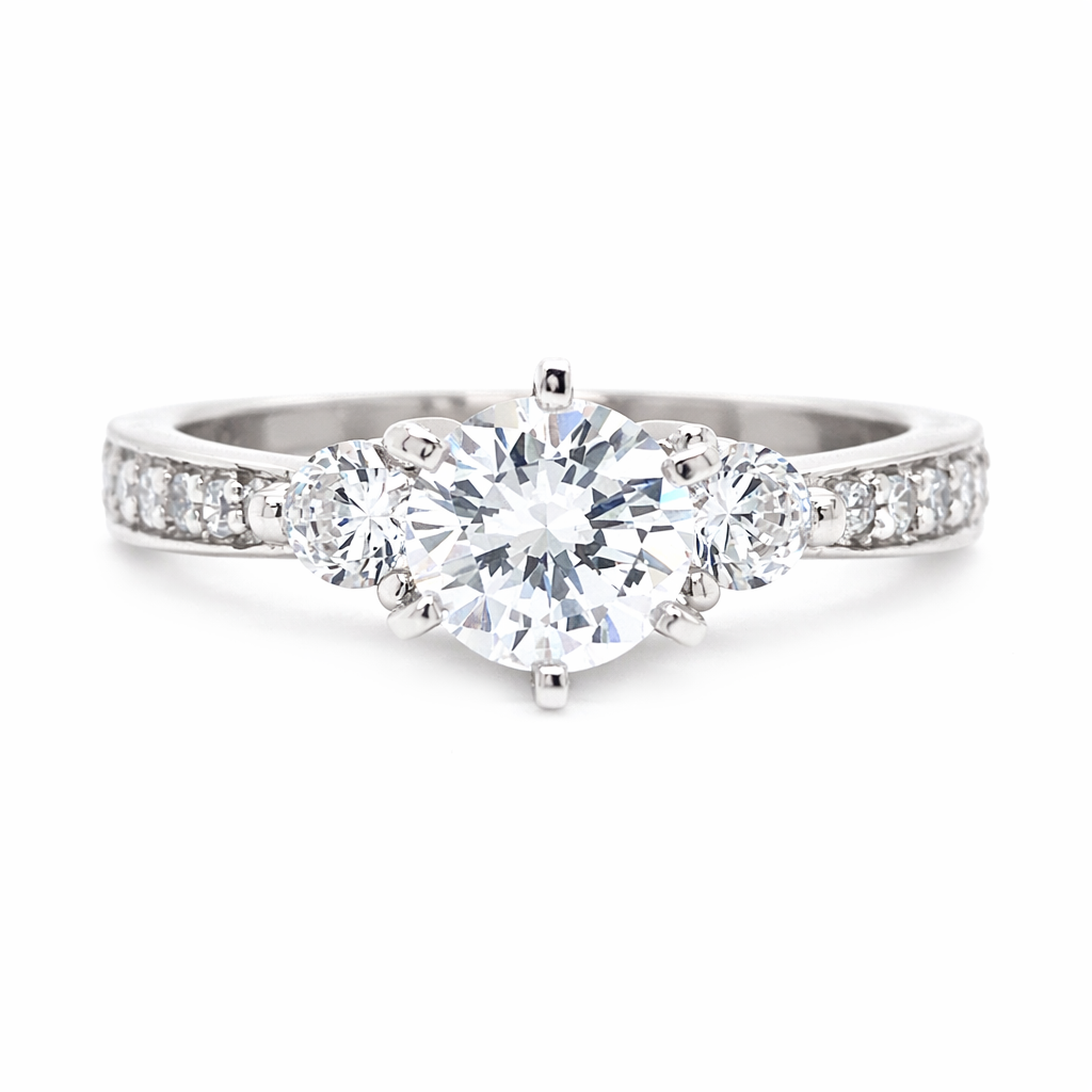 GAB&CO 14K White Gold Semi-Mount Engagement Rings Harris Jeweler Troy, OH