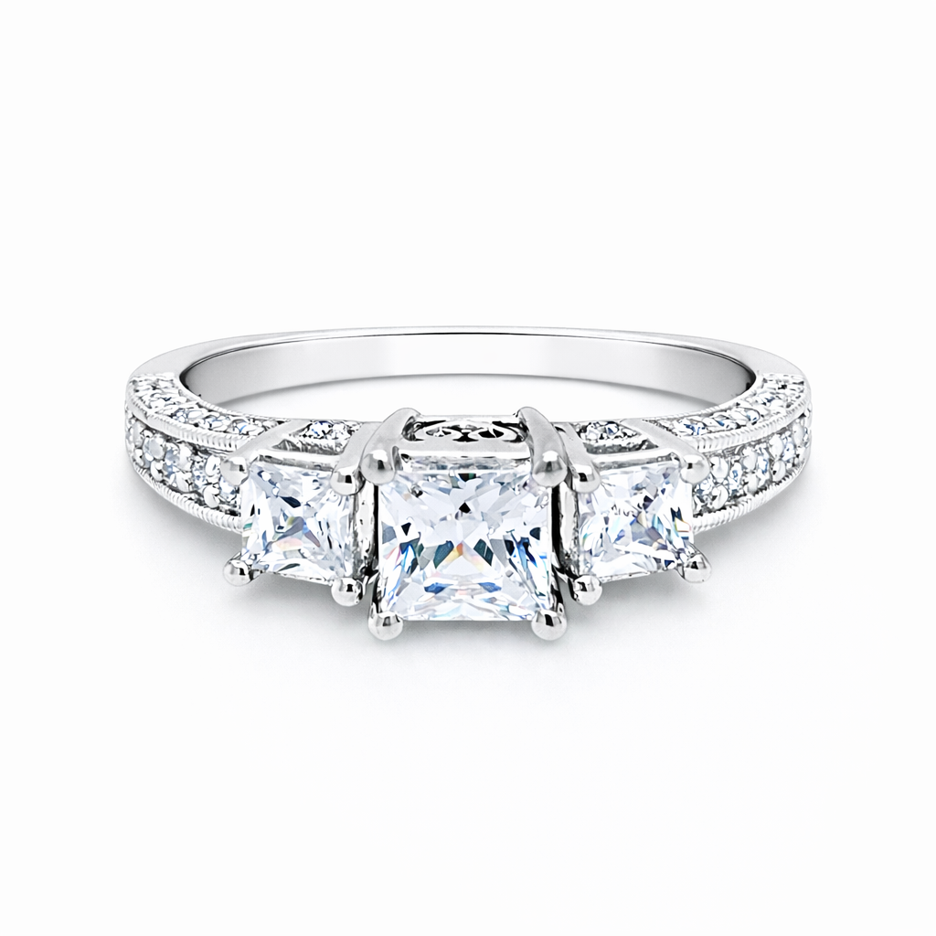 GAB&CO 14K White Gold Semi-Mount Engagement Rings Harris Jeweler Troy, OH