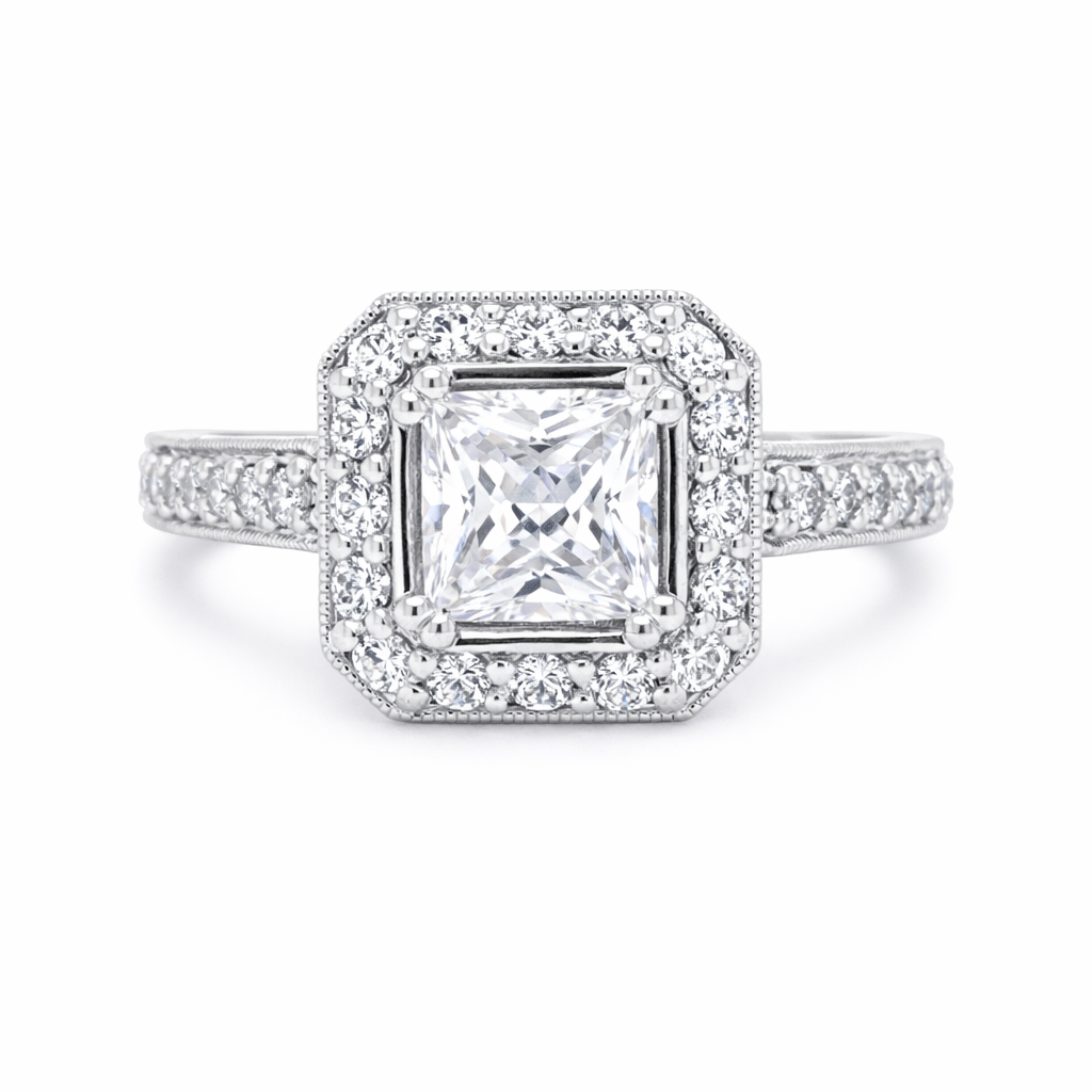 GAB&CO 14K White Gold Semi-Mount Engagement Rings Harris Jeweler Troy, OH