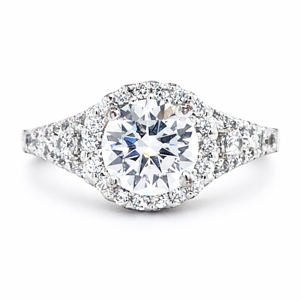 GAB&CO 14K White Gold Semi-Mount Engagement Rings Harris Jeweler Troy, OH