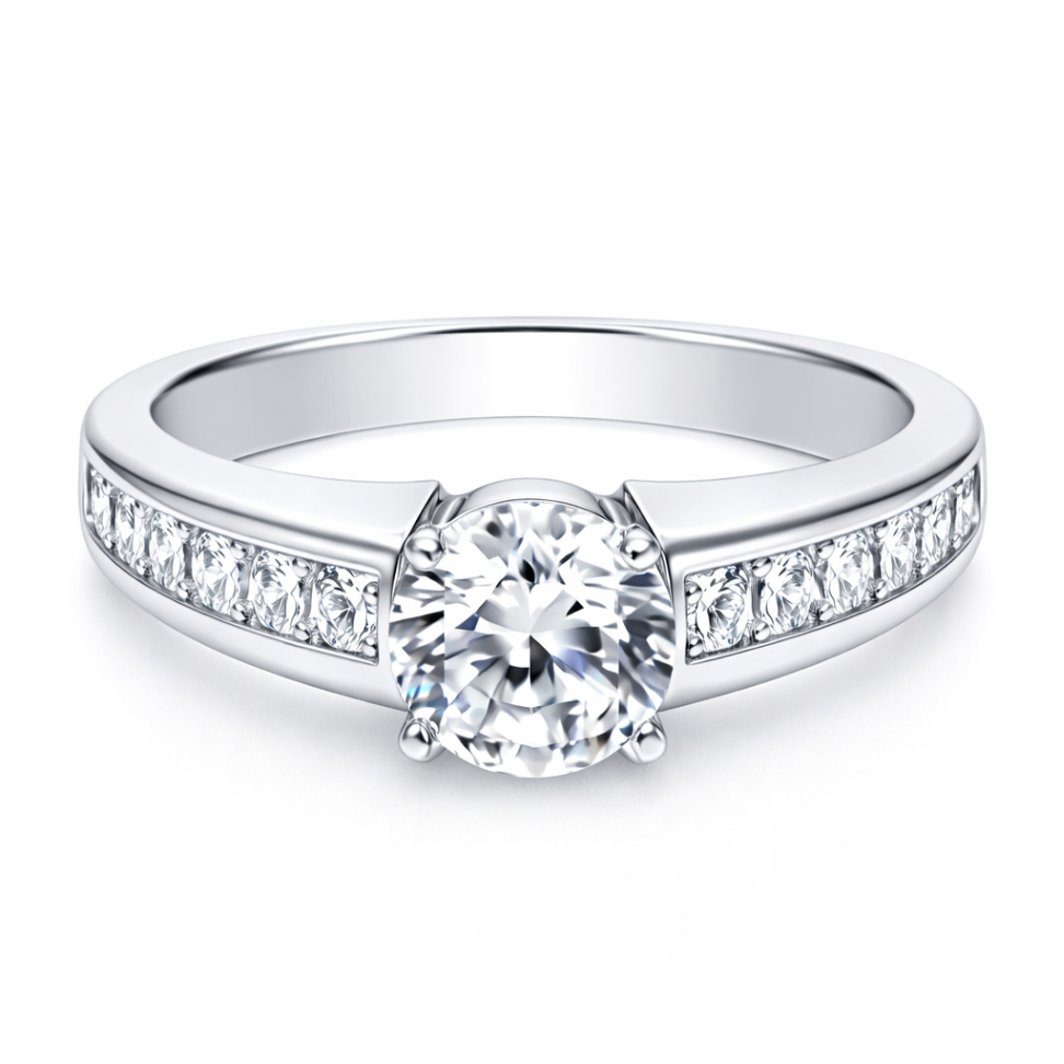 GAB&CO 14K White Gold Semi-Mount Engagement Rings Harris Jeweler Troy, OH