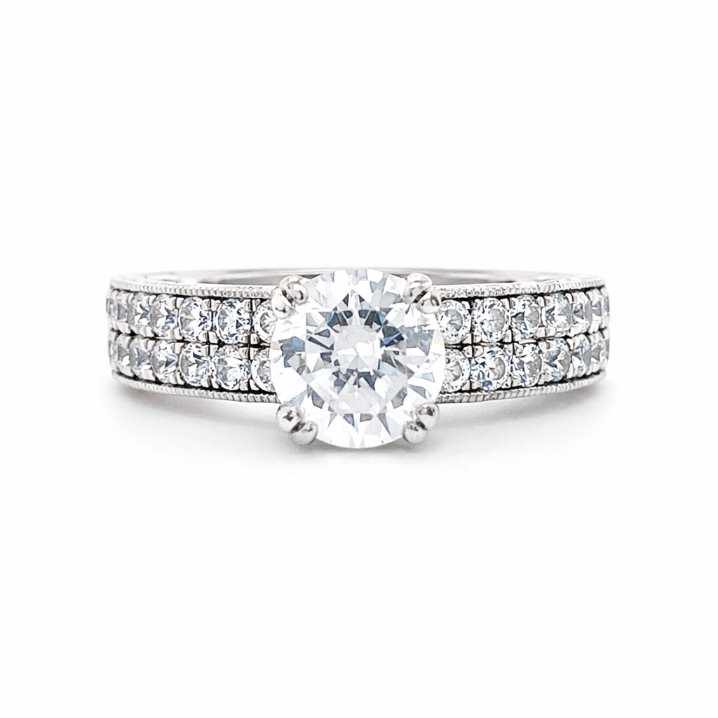 GAB&CO 14K White Gold Semi-Mount Engagement Rings Harris Jeweler Troy, OH