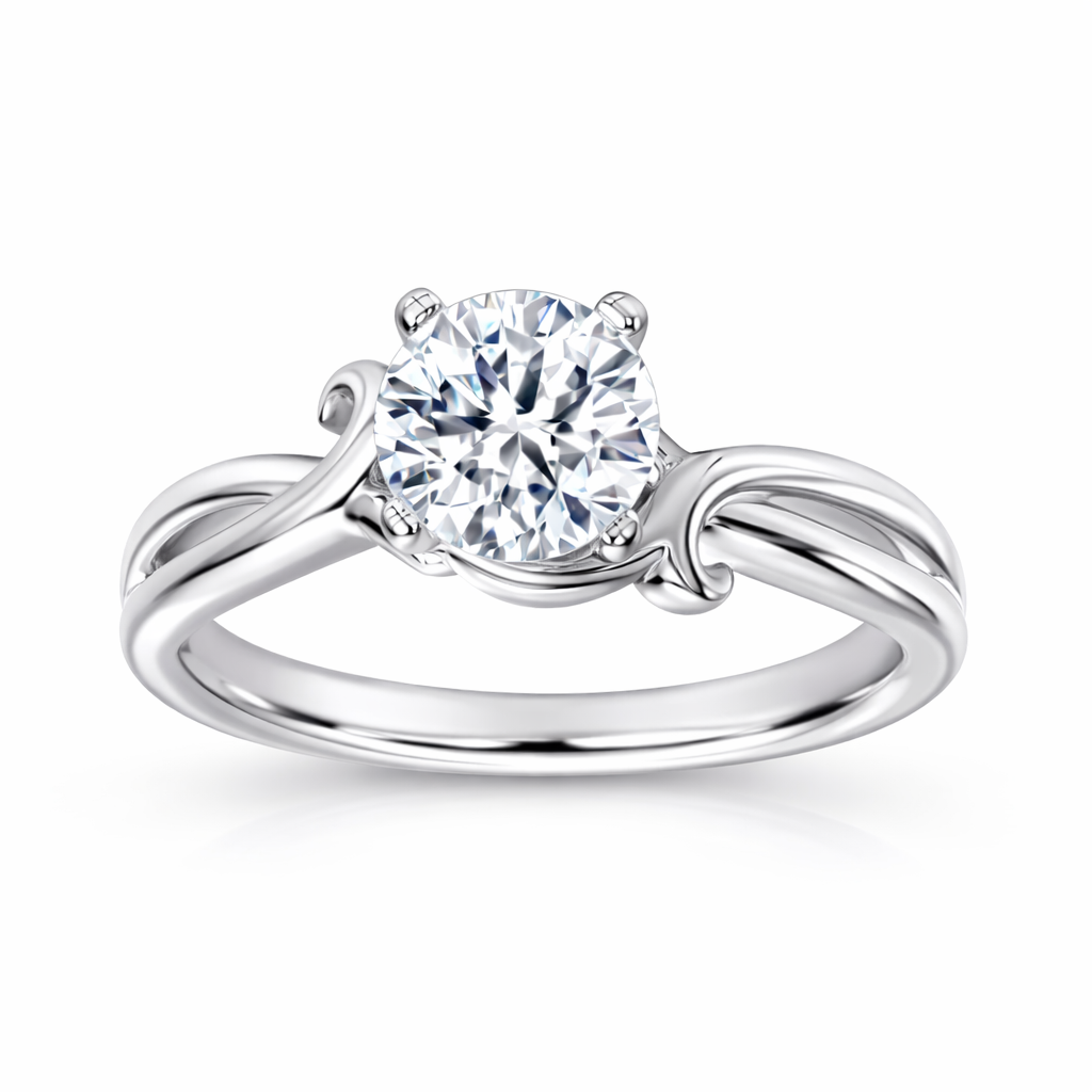 GAB&CO 14K White Gold Semi-Mount Engagement Rings Harris Jeweler Troy, OH