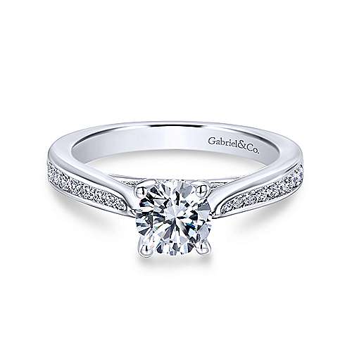 GAB&CO 14K Yellow Gold Semi-Mount Engagement Rings Harris Jeweler Troy, OH