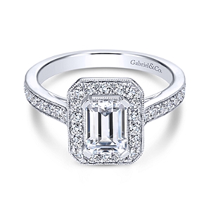 GAB&CO 14K Yellow Gold Semi-Mount Engagement Rings Harris Jeweler Troy, OH