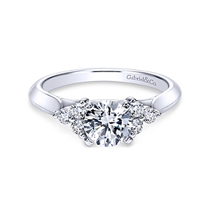 GAB&CO 14K Yellow Gold Semi-Mount Engagement Rings Harris Jeweler Troy, OH