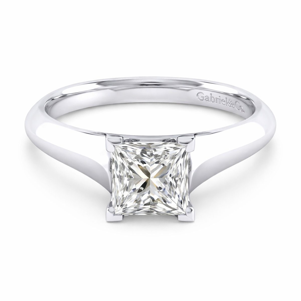 GAB&CO 14K White Gold Semi-Mount Engagement Rings Harris Jeweler Troy, OH