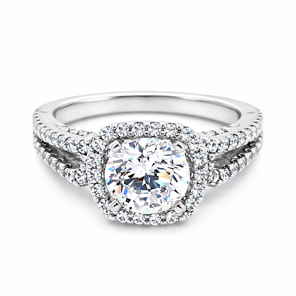 GAB&CO 14K White Gold Semi-Mount Engagement Rings Harris Jeweler Troy, OH