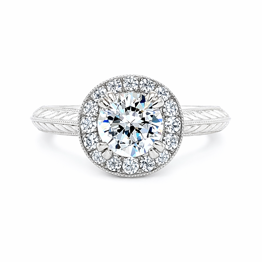 GAB&CO 14K White Gold Semi-Mount Engagement Rings Harris Jeweler Troy, OH