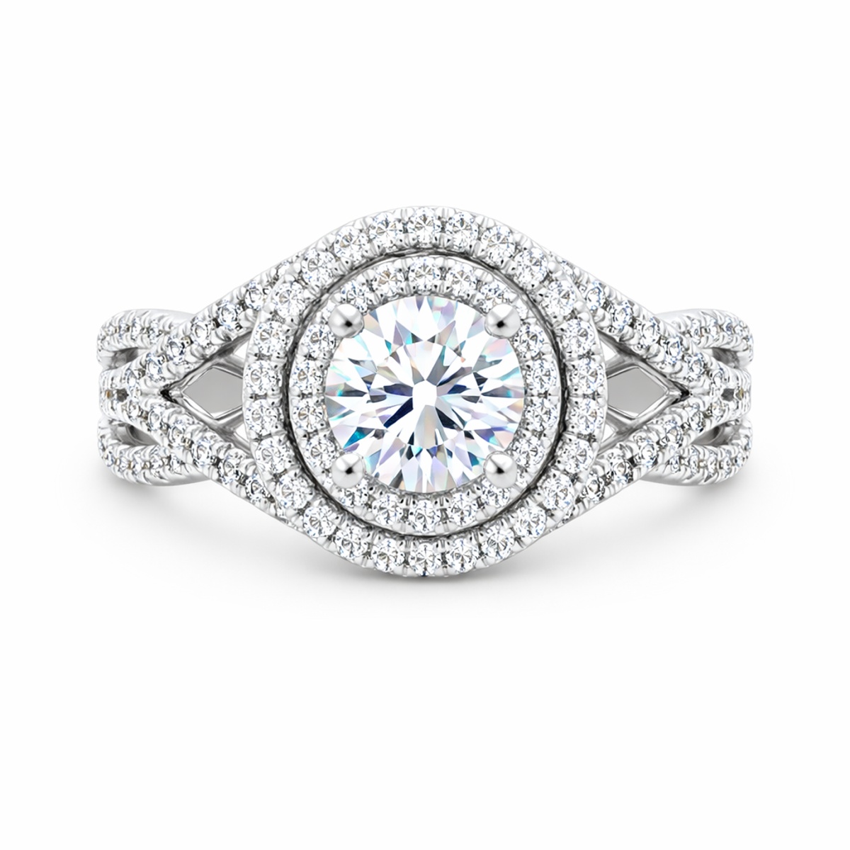 GAB&CO 14K White Gold Semi-Mount Engagement Rings Harris Jeweler Troy, OH