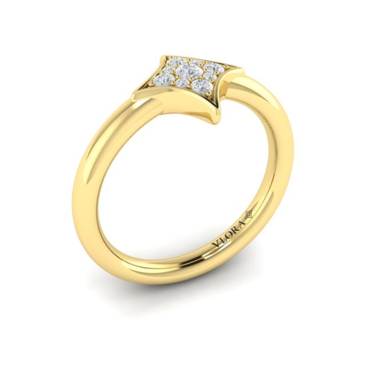 VD 14K Yellow Gold Diamond Fashion Ring Harris Jeweler Troy, OH