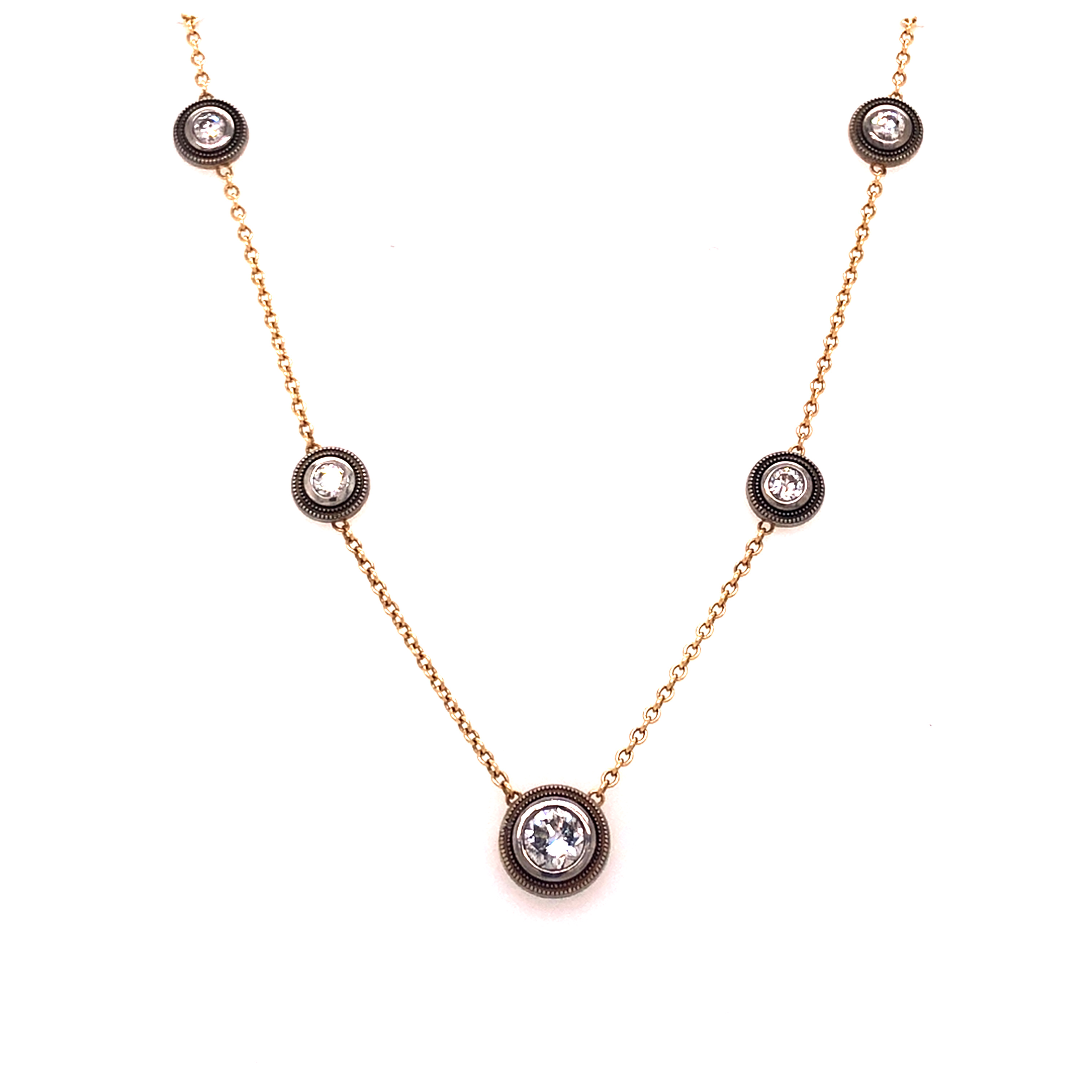 HARRIS 14K Yellow Gold Diamond Necklace Harris Jeweler Troy, OH