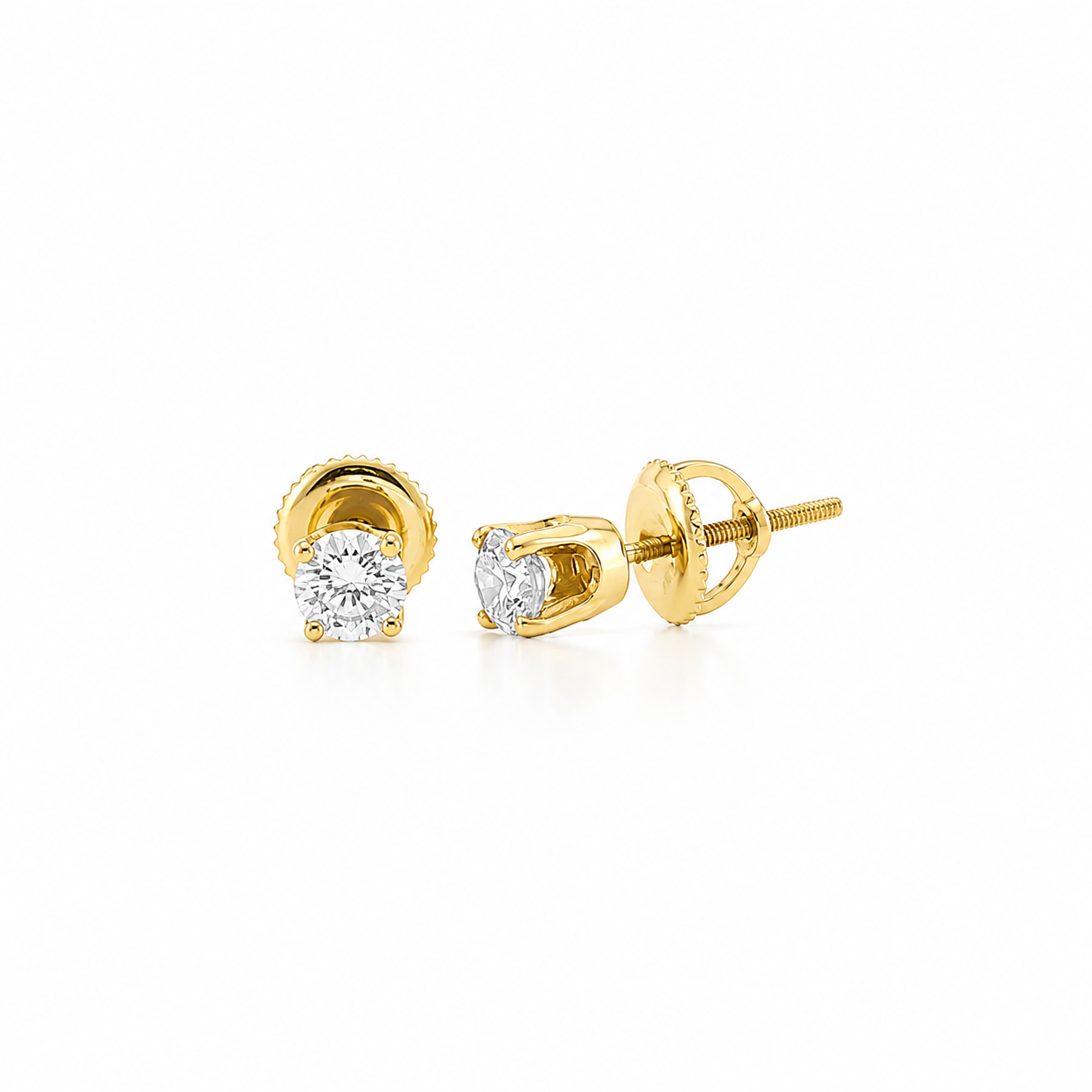 1/2CTW Estate Diamond Stud Earrings Harris Jeweler Troy, OH