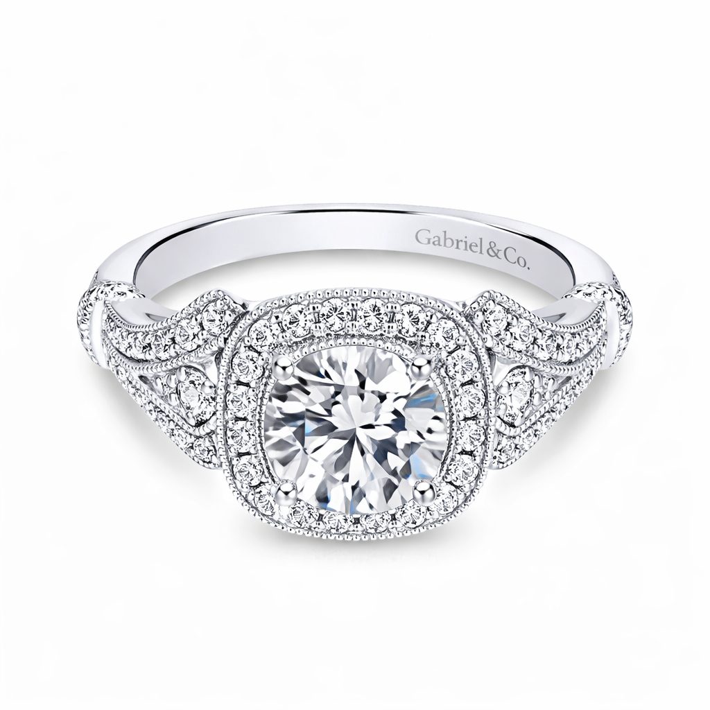 GAB&CO 14K Yellow Gold Semi-Mount Engagement Rings Harris Jeweler Troy, OH