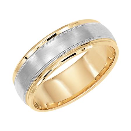 GOLDMA 14K Yellow Gold Gold Men's Wedding Band Image 2 Harris Jeweler Troy, OH