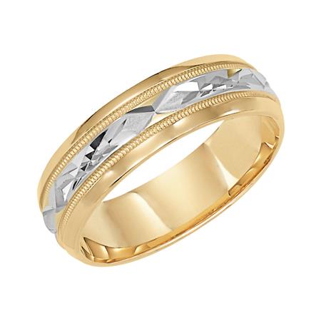 GOLDMA 14K Yellow Gold Gold Men's Wedding Band Image 2 Harris Jeweler Troy, OH