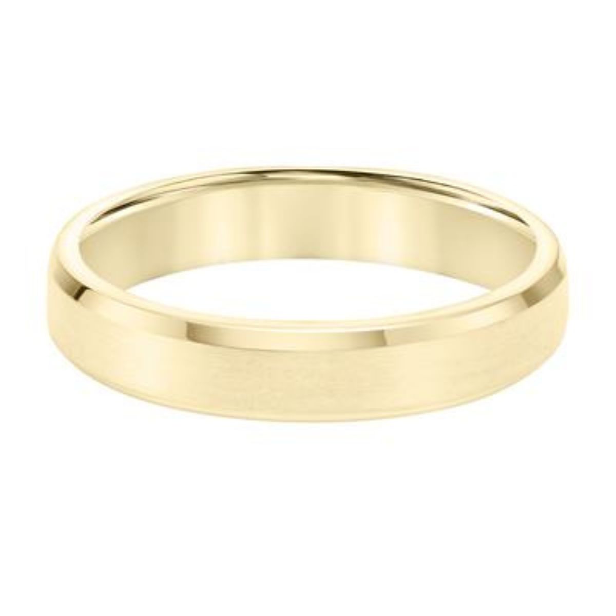 GOLDMA 14K Yellow Gold Gold Men's Wedding Band Image 2 Harris Jeweler Troy, OH