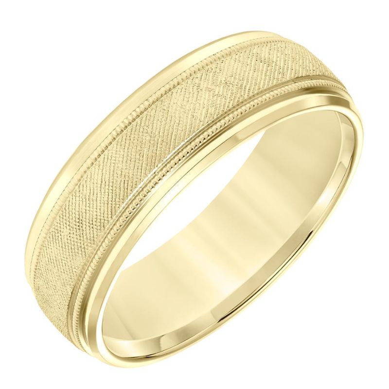 Miligrain 7MM Wedding Band Image 2 Harris Jeweler Troy, OH