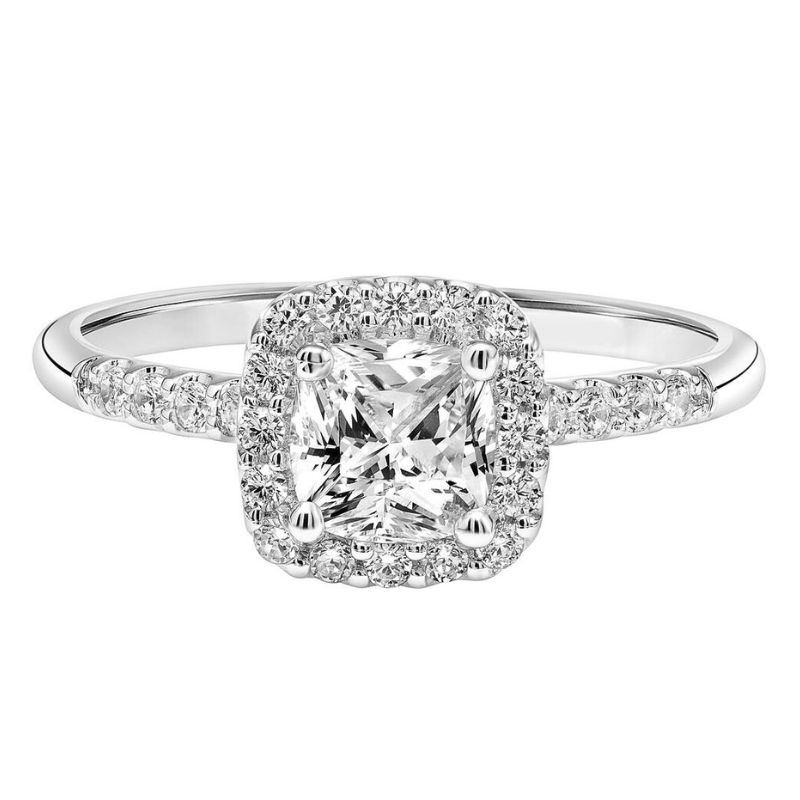 GOLDMA 14K White Gold Semi-Mount Engagement Rings Harris Jeweler Troy, OH