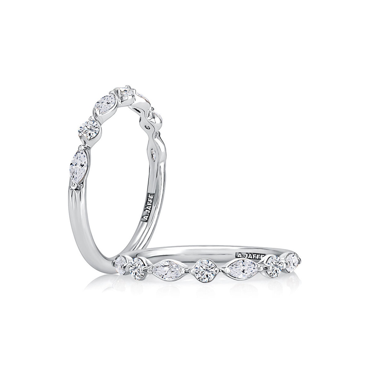 A. Jaffe Diamond Wedding Band Harris Jeweler Troy, OH