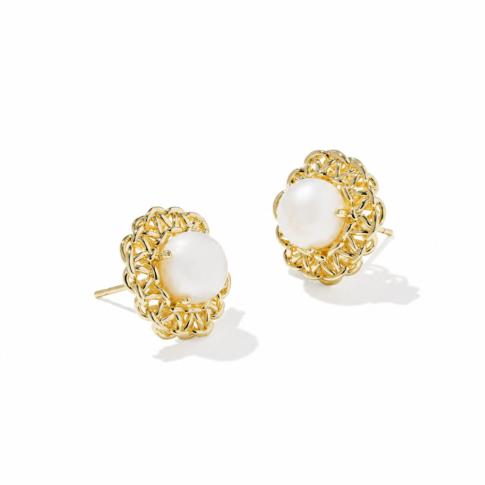 Brass Stud Earrings Harris Jeweler Troy, OH