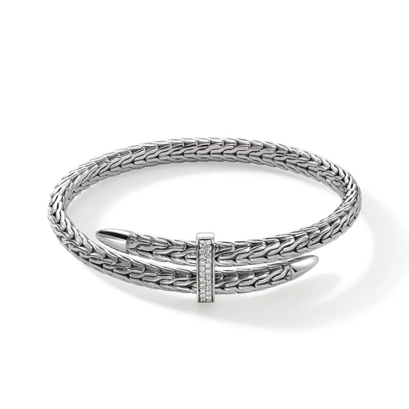 John Hardy Spear Flex Cuff Bypass Bracelet Harris Jeweler Troy, OH