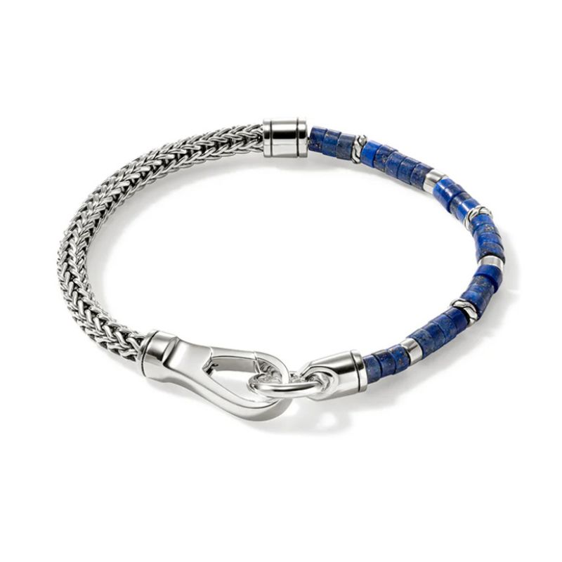 John Hardy Heishi Blue Lapis Bracelet Harris Jeweler Troy, OH