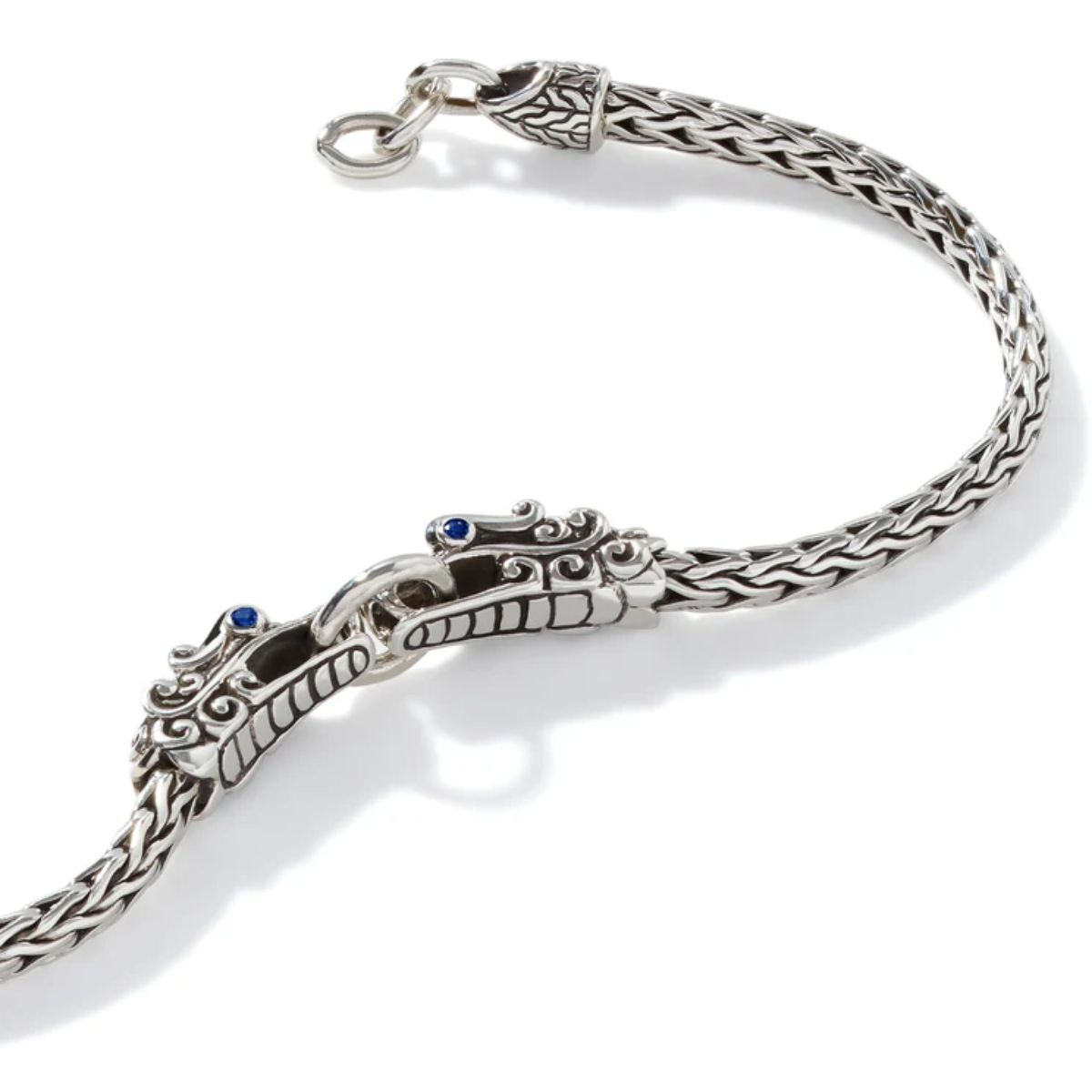 John Hardy Naga Heritage Sterling Silver Double Dragon Head Bracelet Image 2 Harris Jeweler Troy, OH