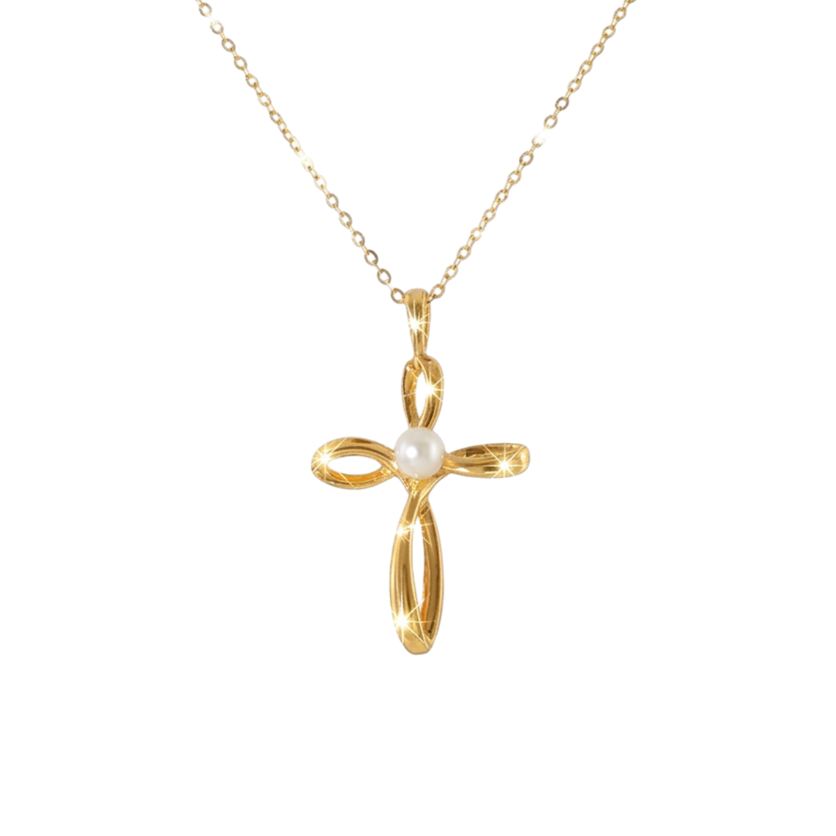 Pearl Estate Cross Necklace Harris Jeweler Troy, OH