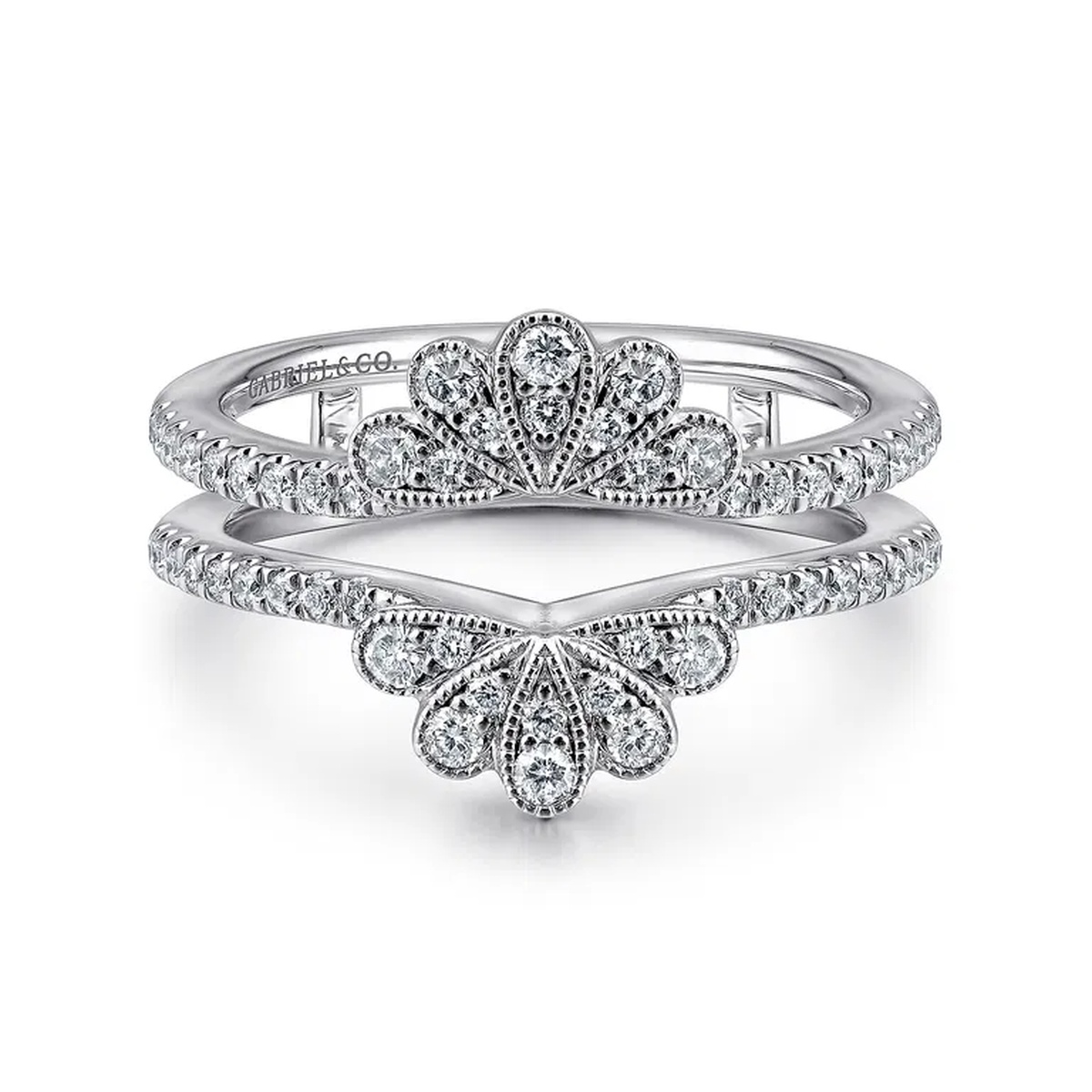 14K White Gold Insert/Jacket Ring Harris Jeweler Troy, OH