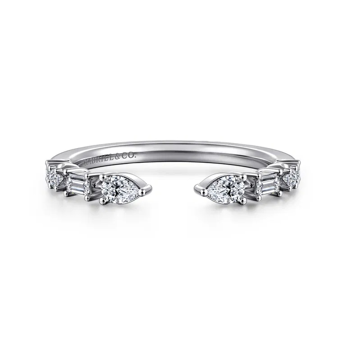14K White Gold Open Style Ring Harris Jeweler Troy, OH