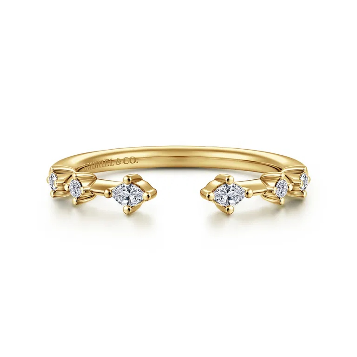 14K Yellow Gold Open Style Ring Harris Jeweler Troy, OH