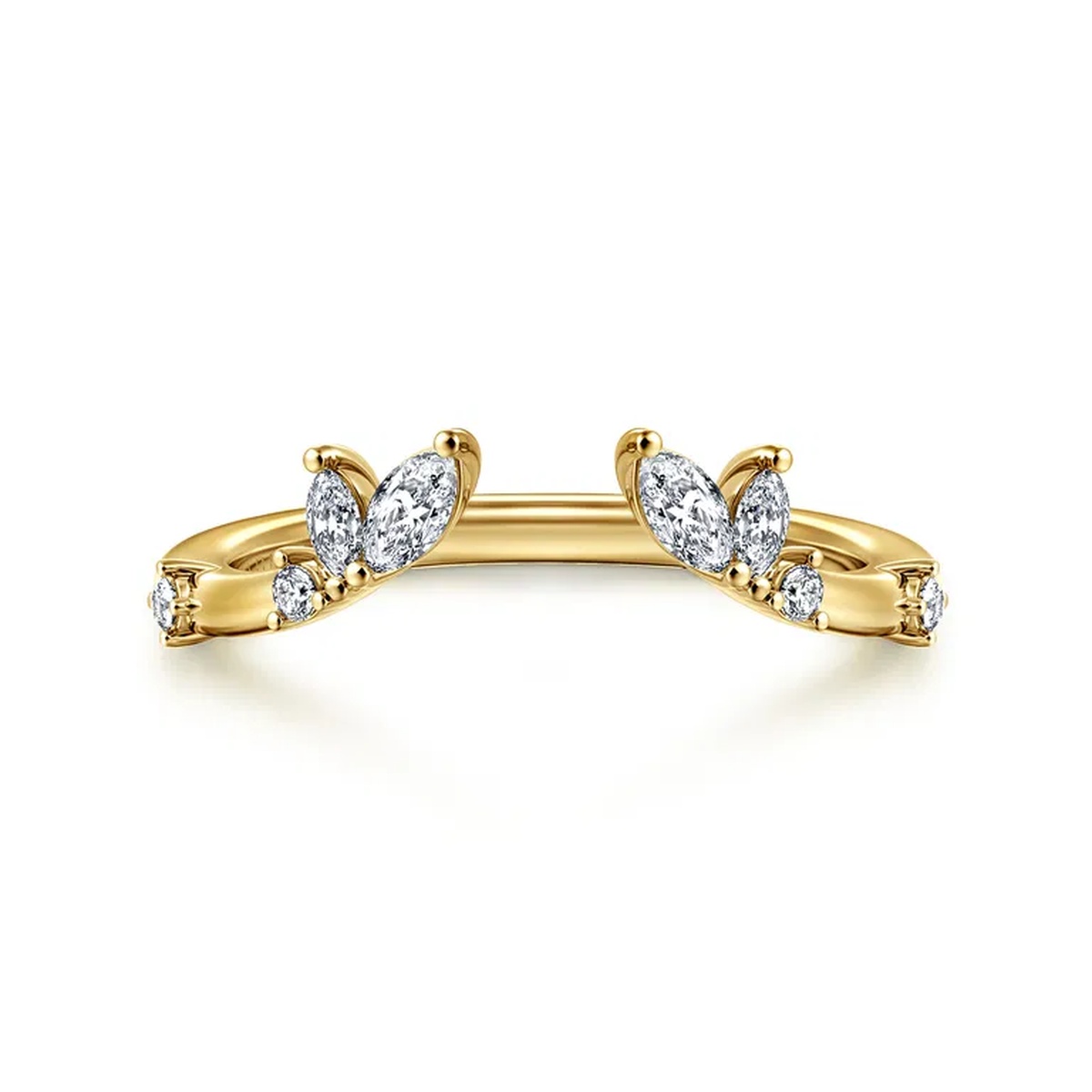 14K Yellow Gold Open Style Ring Harris Jeweler Troy, OH