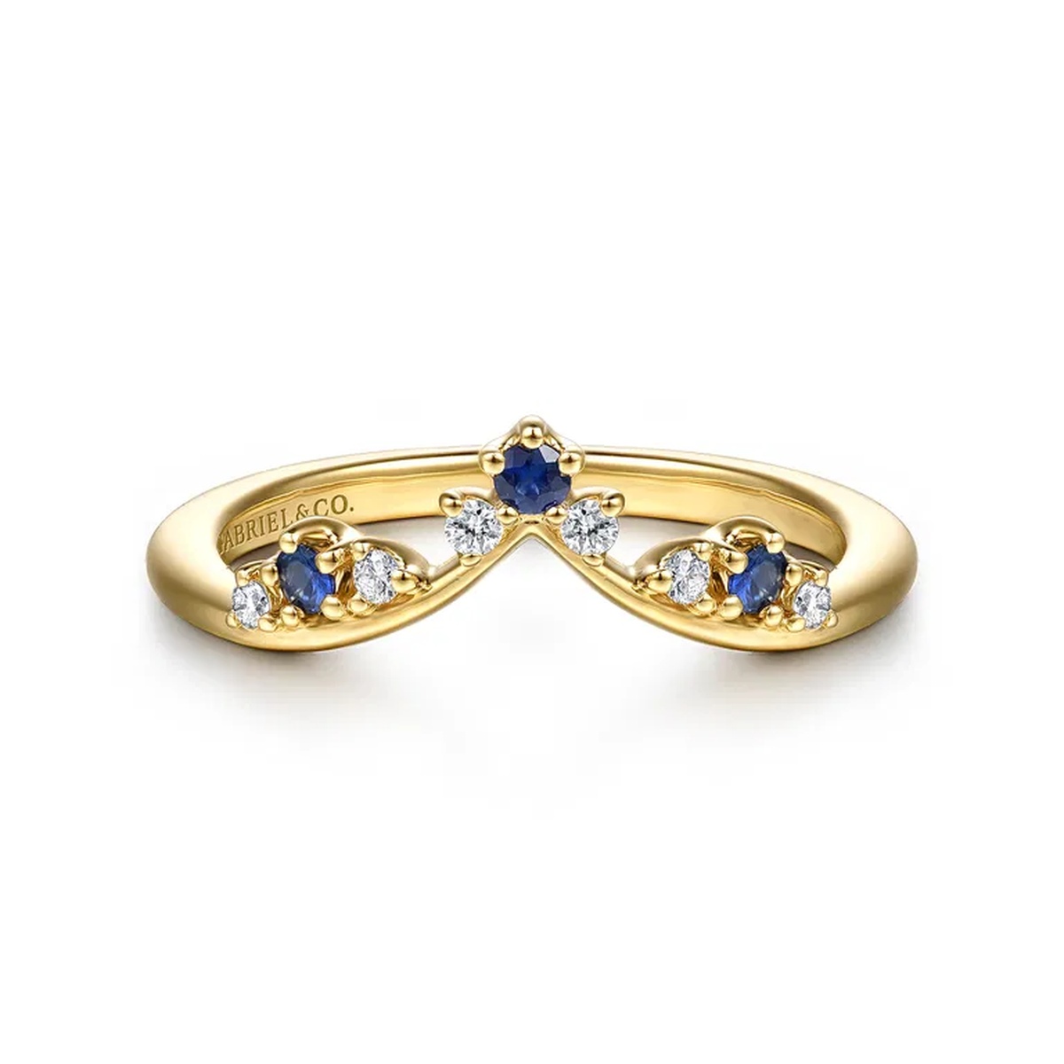 14K Yellow Gold Contour Ring Harris Jeweler Troy, OH