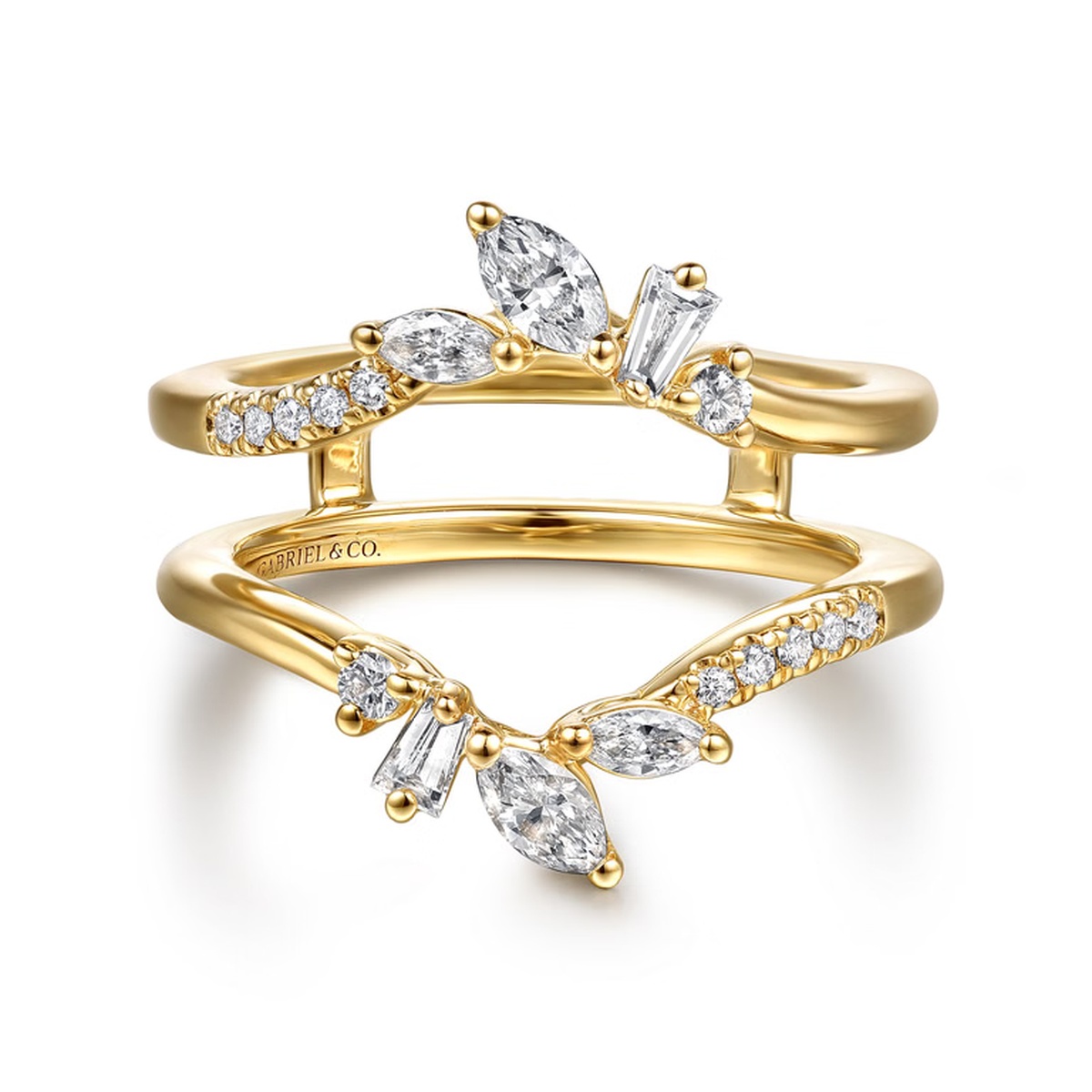 14K Yellow Gold Insert/Jacket Ring Harris Jeweler Troy, OH