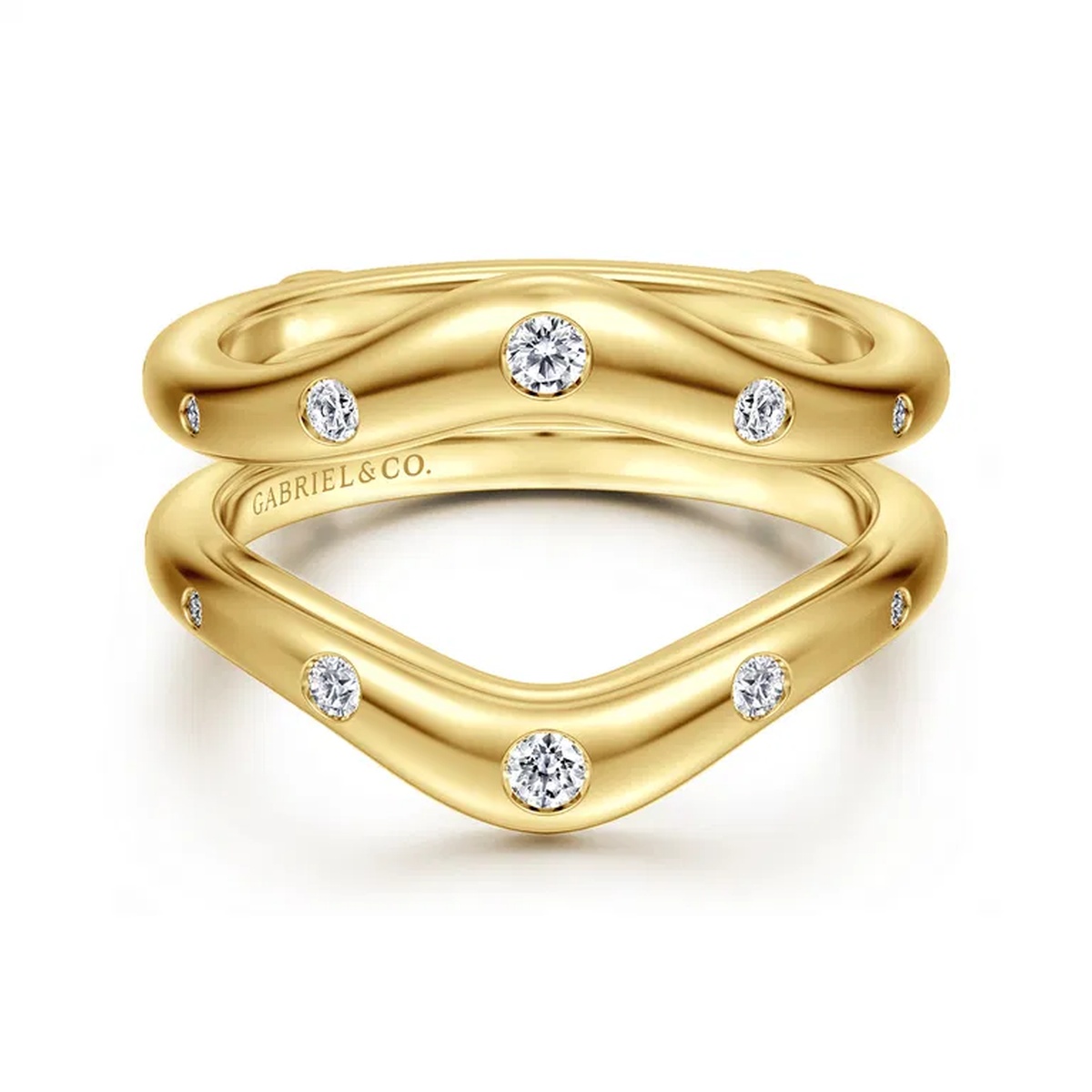 14K Yellow Gold Insert/Jacket Ring Harris Jeweler Troy, OH