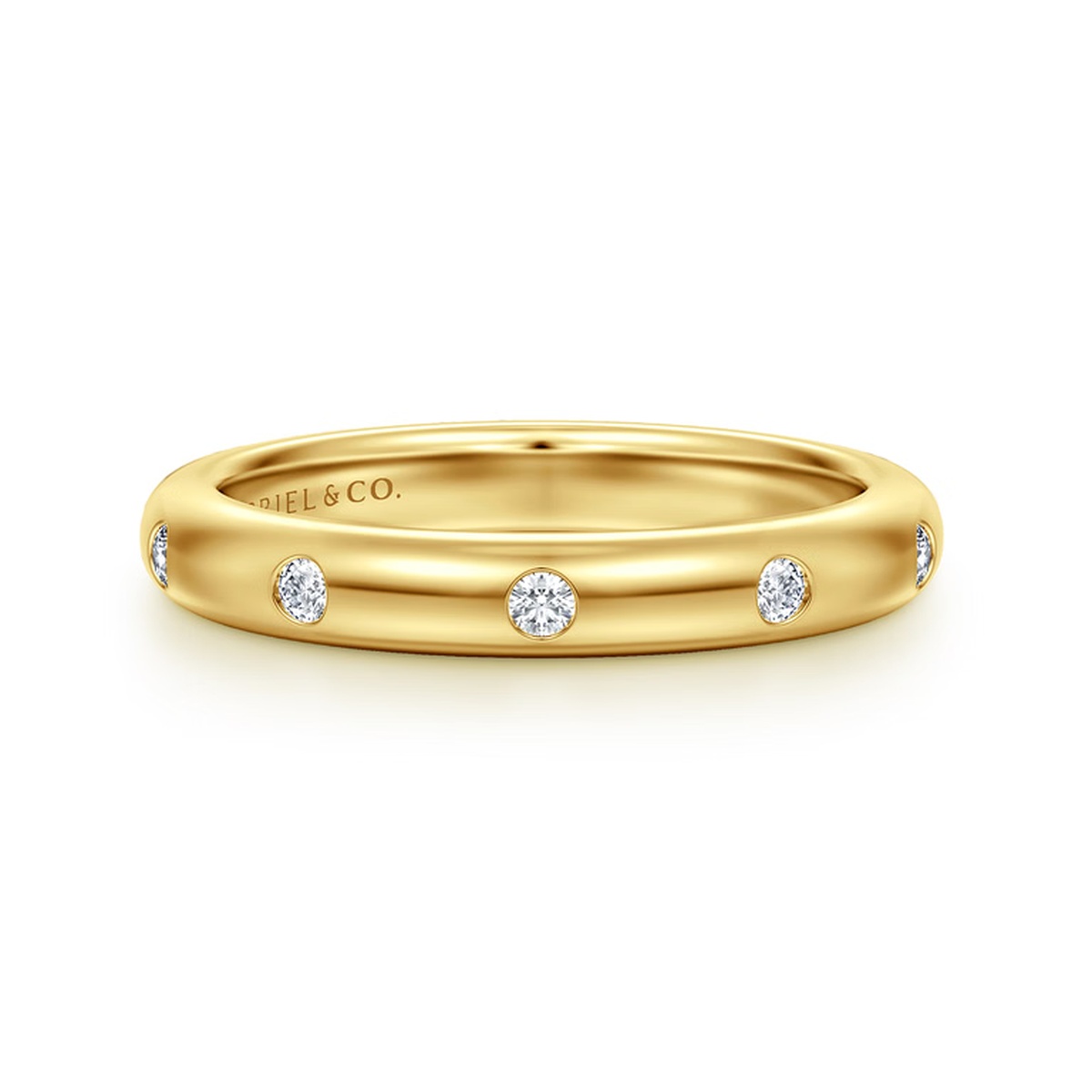 14K Yellow Gold Band Ring Harris Jeweler Troy, OH