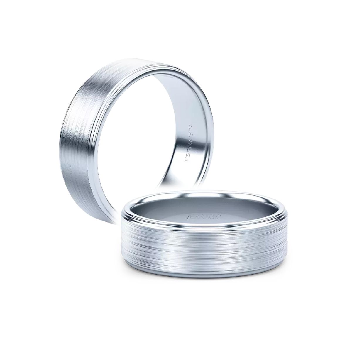 14K White Gold Wide Band Ring Harris Jeweler Troy, OH