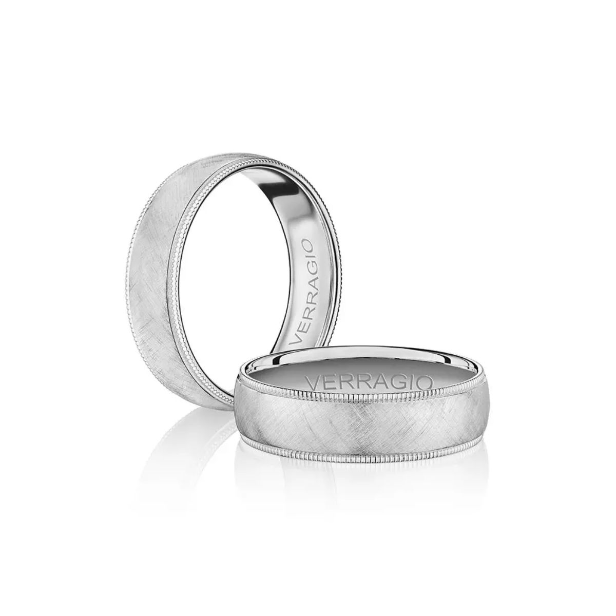 14K White Gold Wide Band Ring Harris Jeweler Troy, OH